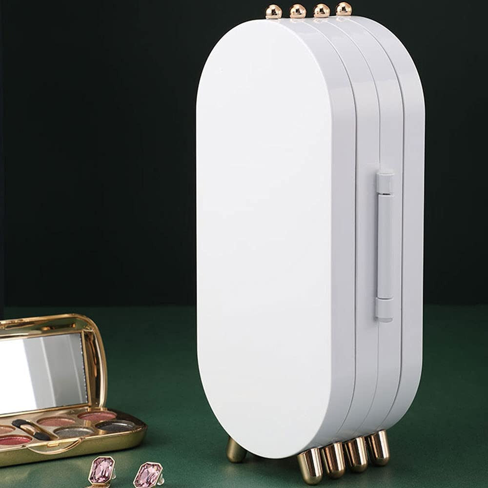 Screen Folding Jewellery Box | Jewellery Cabinet Organizer With Mirror