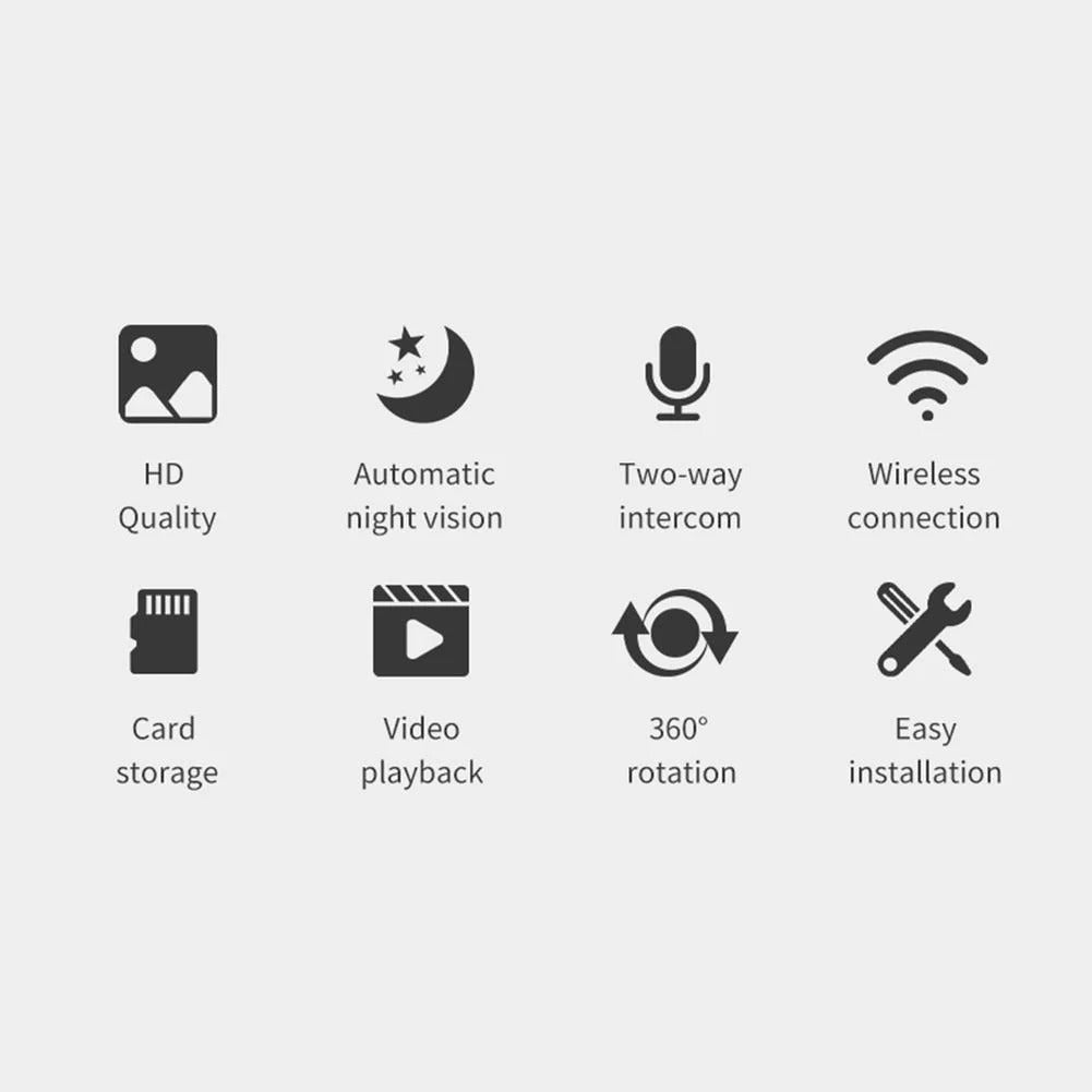 1080p Wifi Home Security Camera System Night Vision