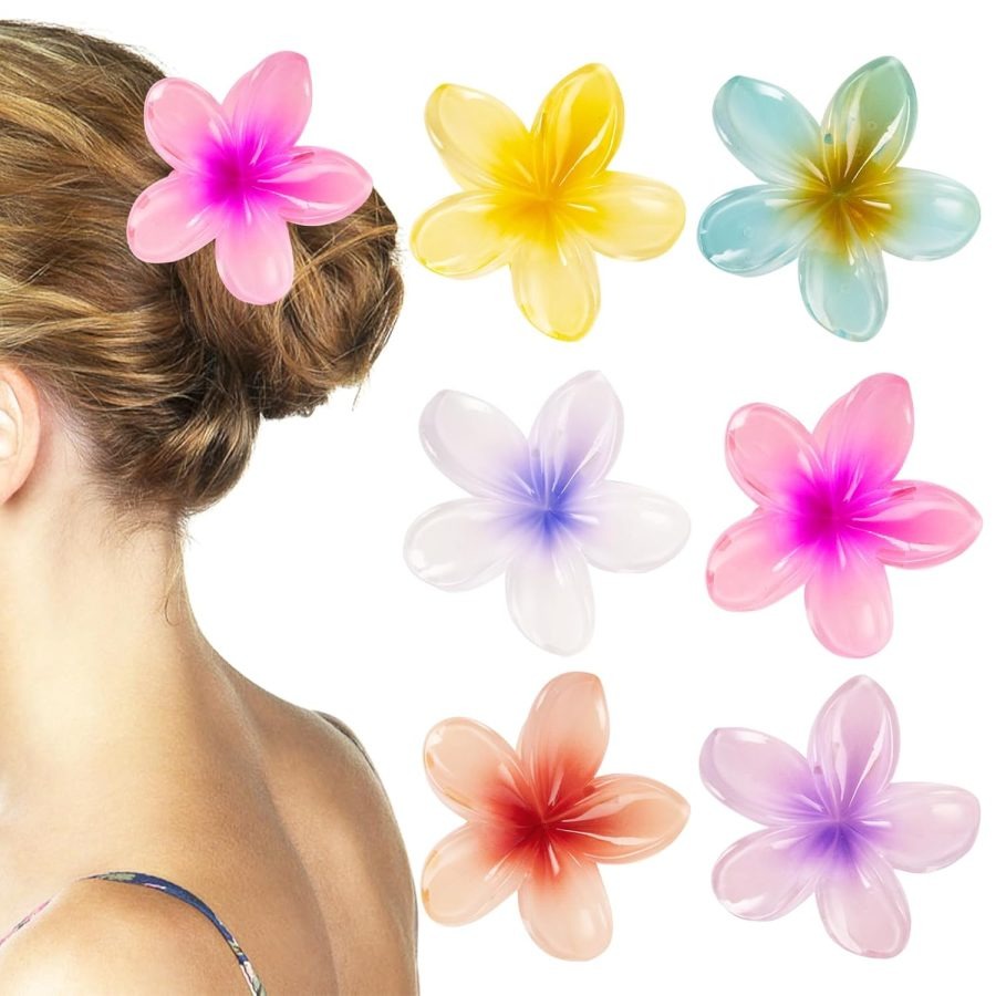 Pack Of 3 – Flower Hair Clip Colorful Hair Band For Girls & Women