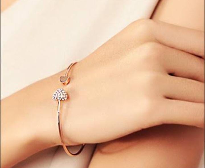 Double Hand Bracelet | Color Rose Gold
