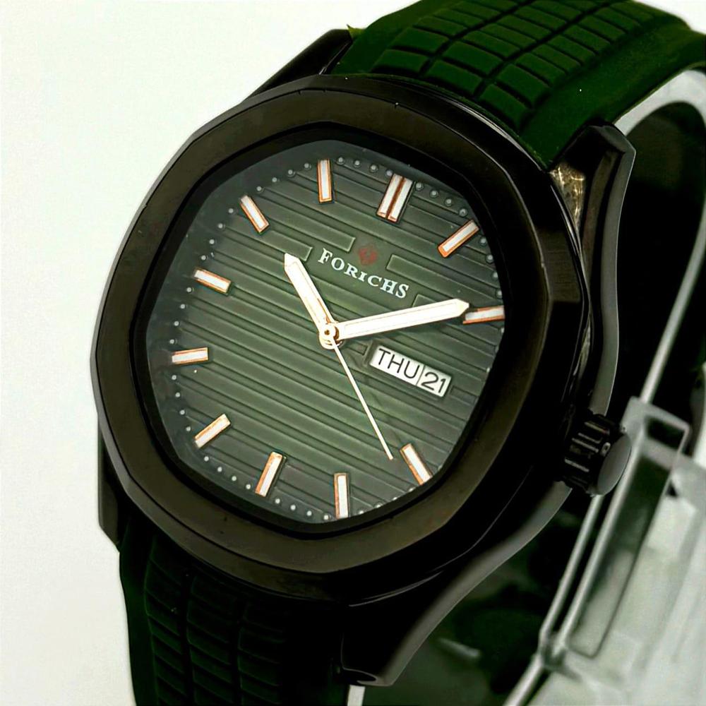 Forichs Men's Stainless Steel Analogue Watch