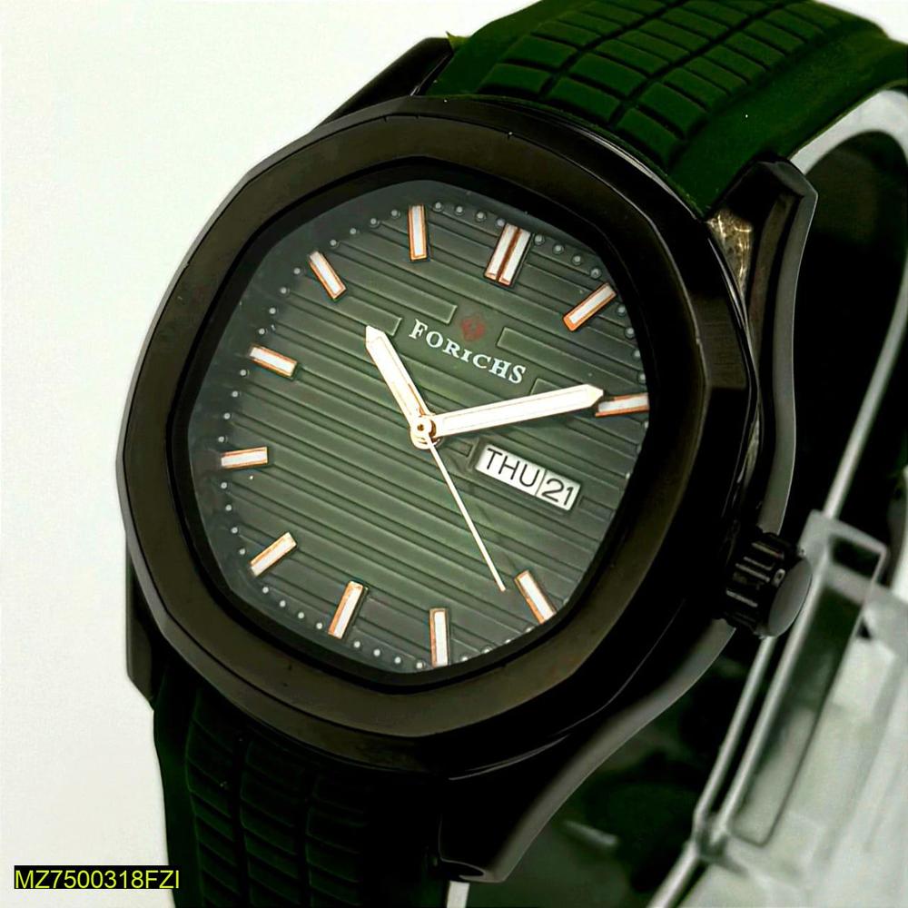 Forichs Men's Stainless Steel Analogue Watch