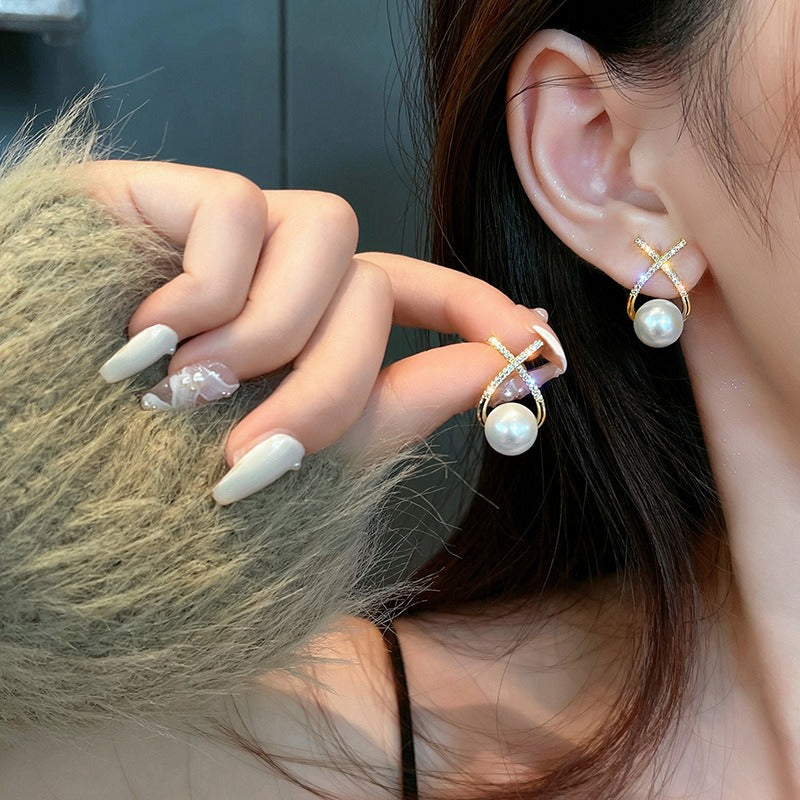 Zircon Earrings Women Personality Fashion Unique Design Earrings | Luxury Look Artificial Earrings