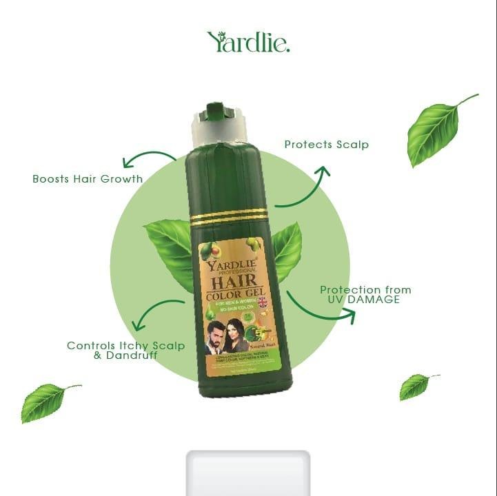 Yardlie Professional Hair Color Gel 200ml Pump