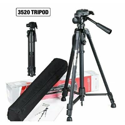 Wt-3520 Camera/camcorder 3-way Panel Ballhead Tripod Professional Stand