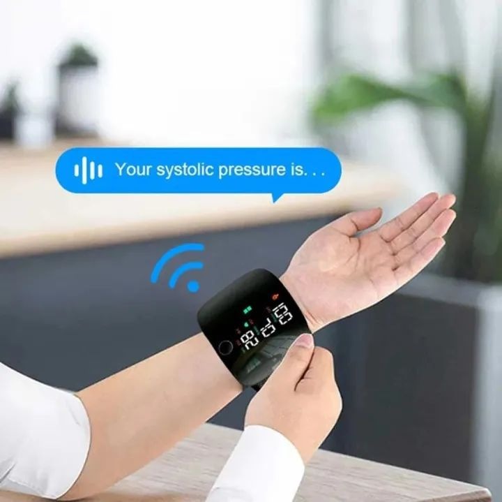 New LED Rechargeable Digital Wrist Blood Pressure Monitor