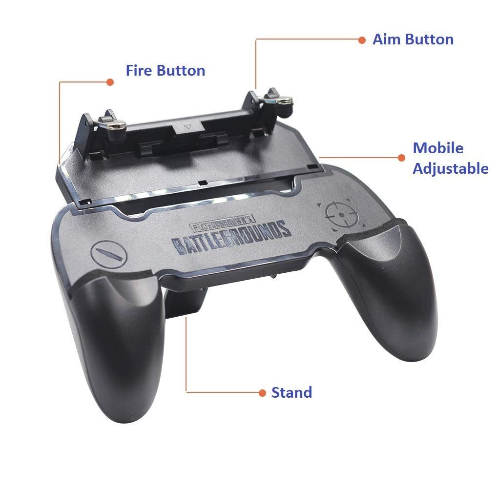 Mobile Gaming Controller Gamepad With Fire Trigger | Joystick Grip For Pubg