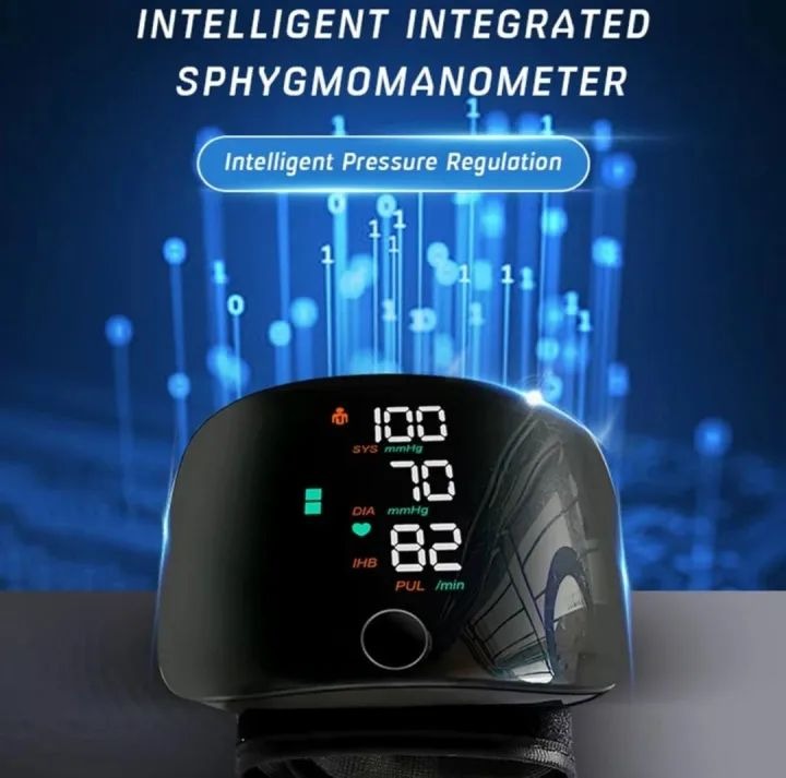 New LED Rechargeable Digital Wrist Blood Pressure Monitor