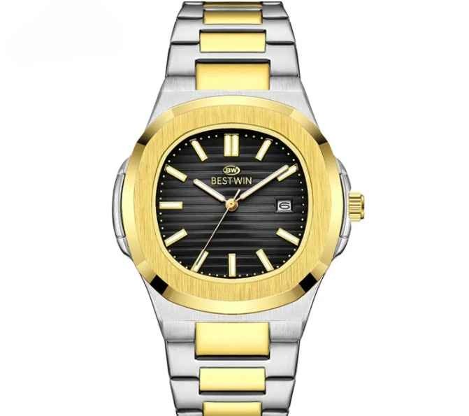 Bestwin Bw-137 Men’s Luxury Quartz Watch Stainless Steel Watch