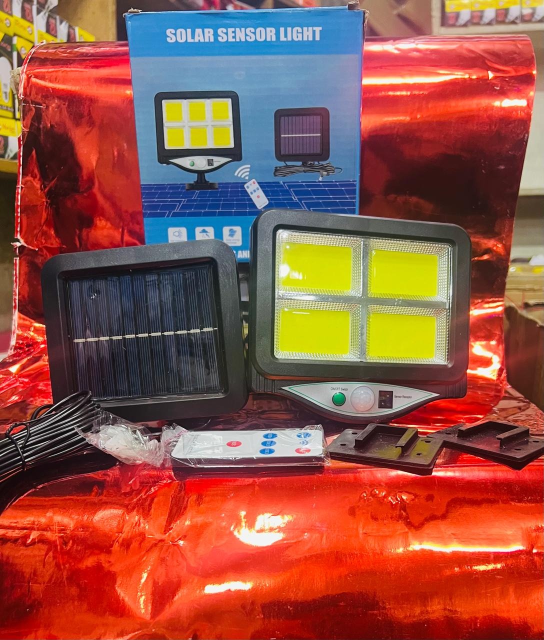 Solar Street Led Sensor Light Wall Lamp With Remote Control