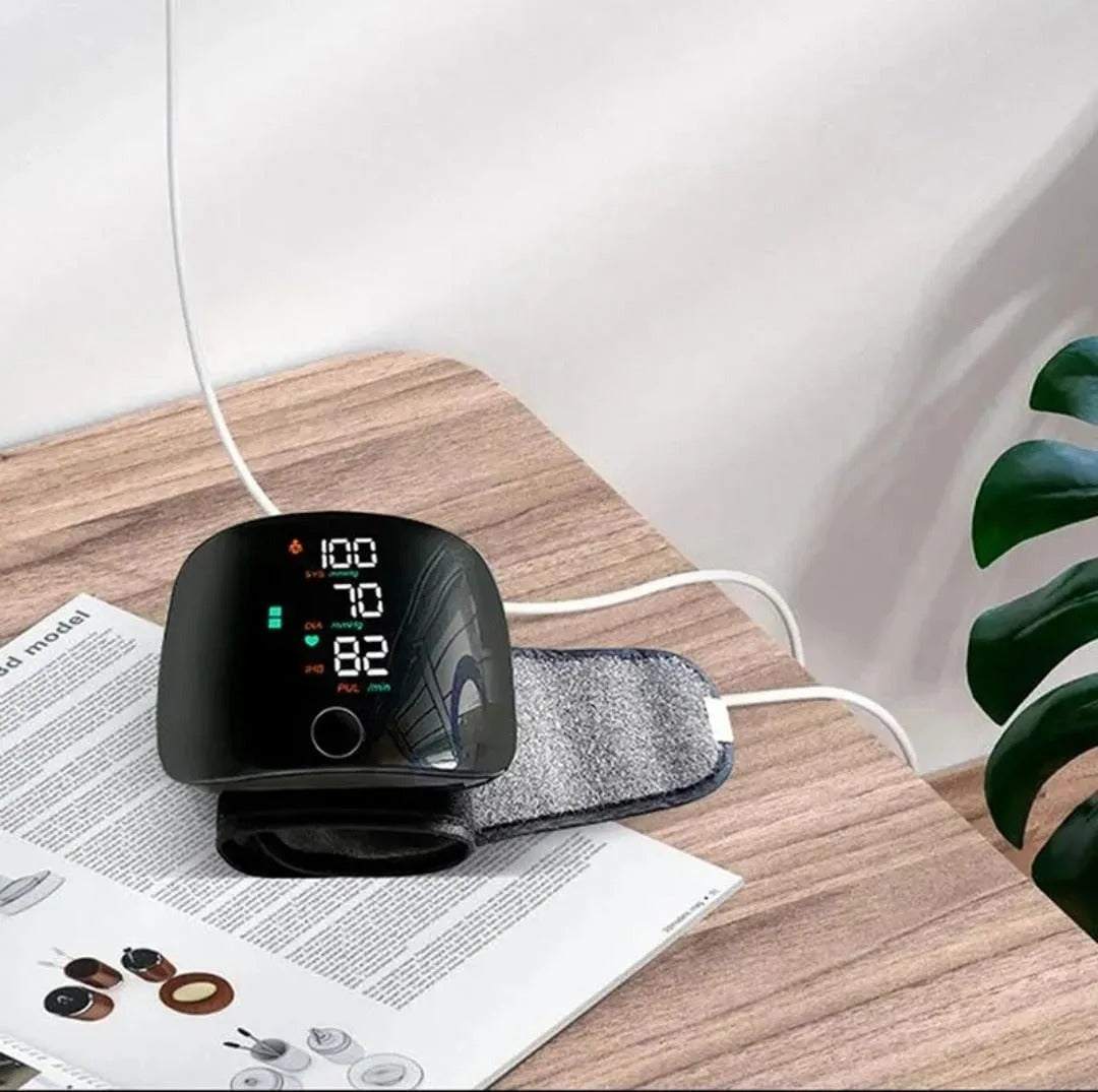 New LED Rechargeable Digital Wrist Blood Pressure Monitor