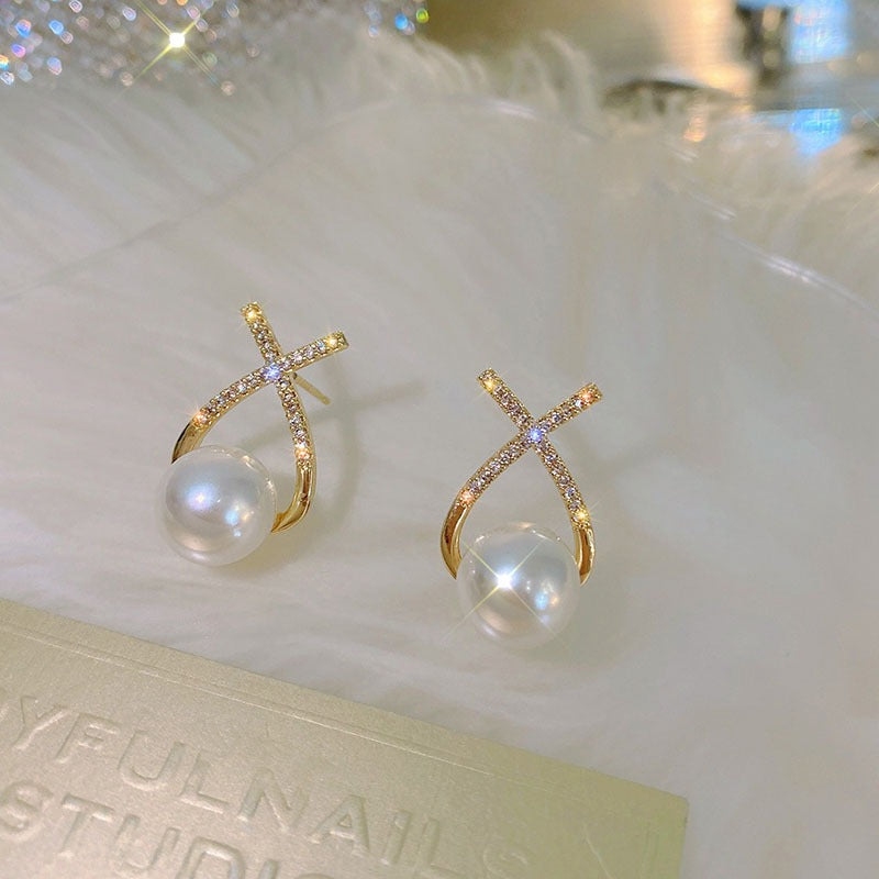 Zircon Earrings Women Personality Fashion Unique Design Earrings | Luxury Look Artificial Earrings