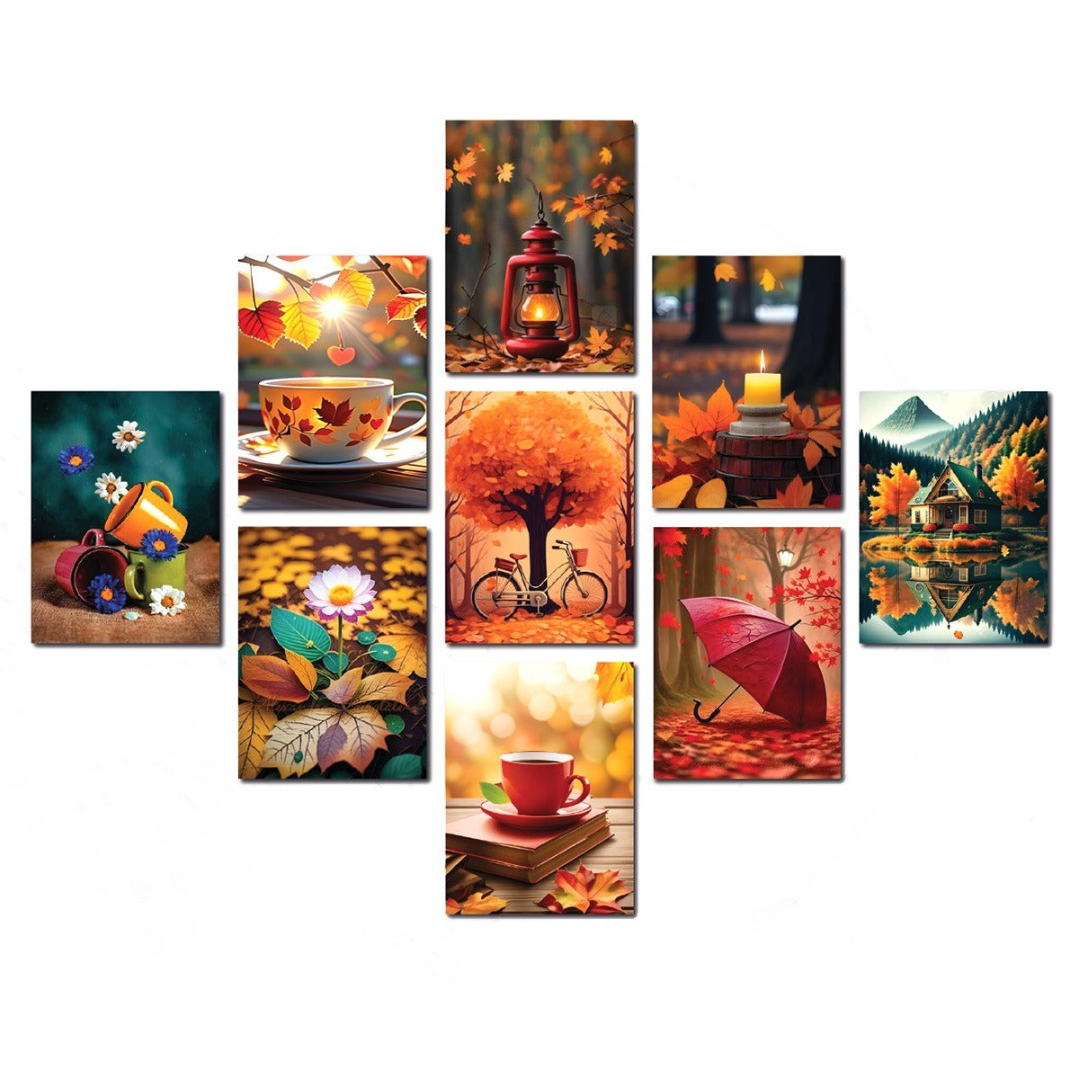 9 Pcs Universe Unique Combo Wall art Set For Home Decor