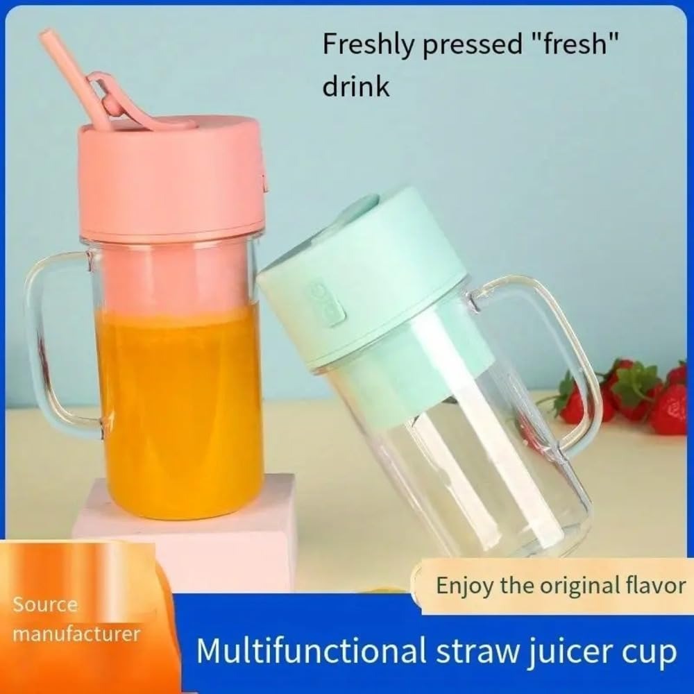 Crusher Juicer – Mug Shaped Portable Blender With Straw