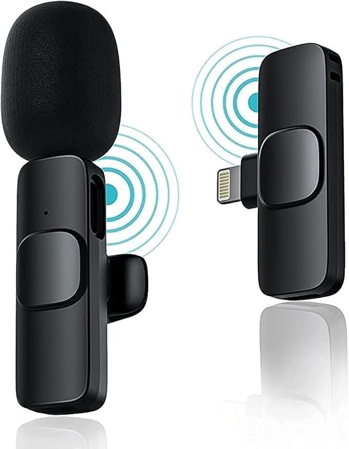 Wireless Mic K9 Dual Microphone Mic Plug & Play Usb Type C Plug Wireless Microphone