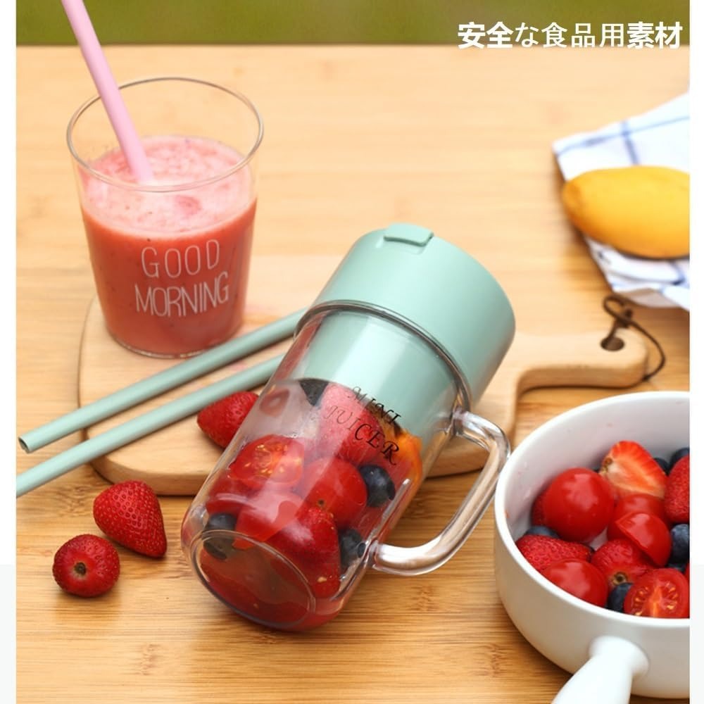 Crusher Juicer – Mug Shaped Portable Blender With Straw