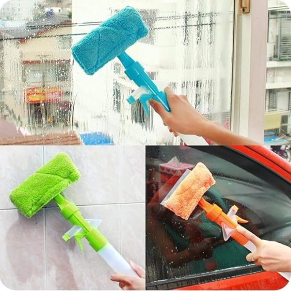 3 In 1 Fiber Wiper Sprayer Wash, Wipe And Soak