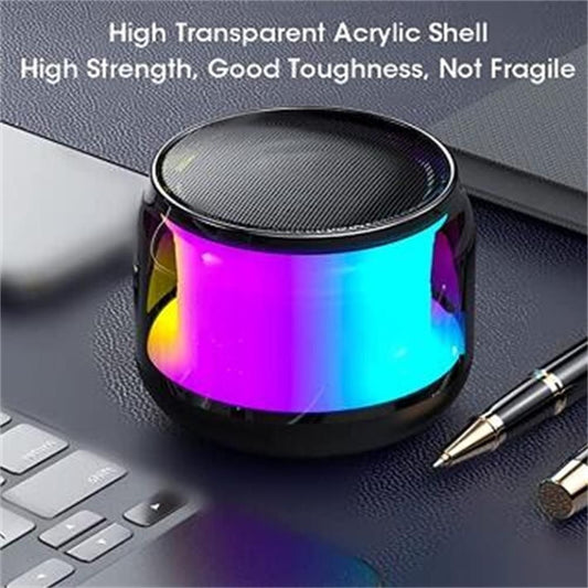 Mini Bluetooth Wireless Portable Speaker With Led Light & High Bass Sound