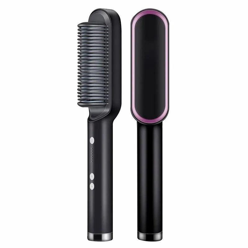 Brush Hair Straightener Brush For Girls Comb Style | Hair Styling Hair Comb Brush Multi Color