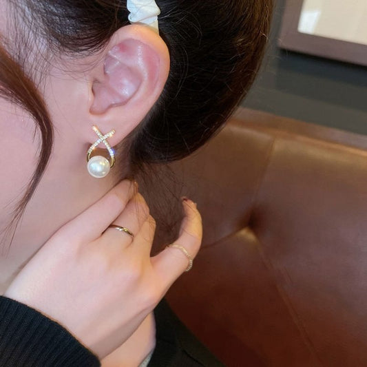 Zircon Earrings Women Personality Fashion Unique Design Earrings | Luxury Look Artificial Earrings