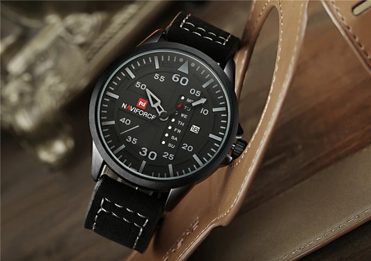 NAVI FORCE Waterproof Military Sport Quartz Men's Watch