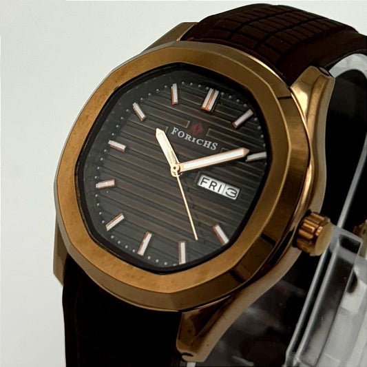 Forichs Men's Stainless Steel Analogue Watch