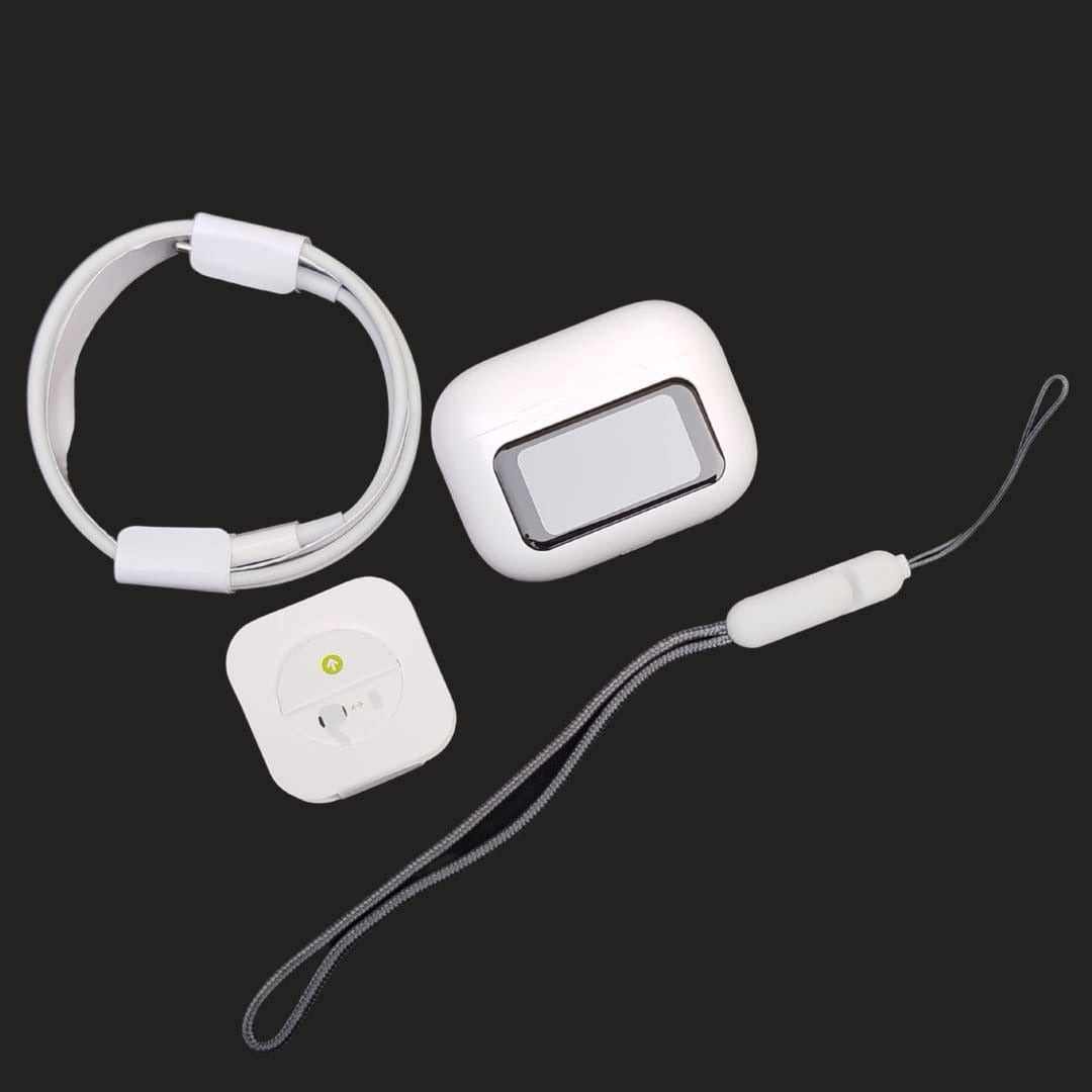 A9 Pro Digital Display Case Airpods | ANC | Touch Screen