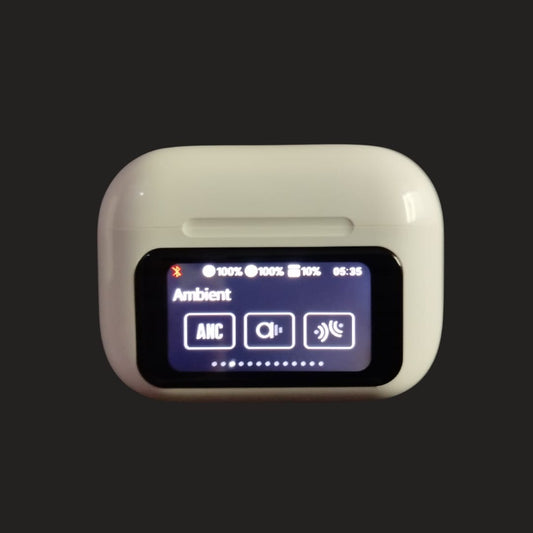 A9 Pro Digital Display Case Airpods | ANC | Touch Screen