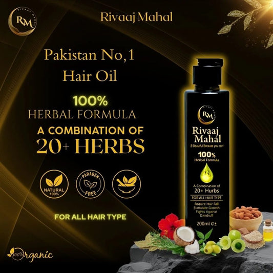 Rivaaj Hair Oil Hair Food Organic Hair Problem Solution | 200 Ml