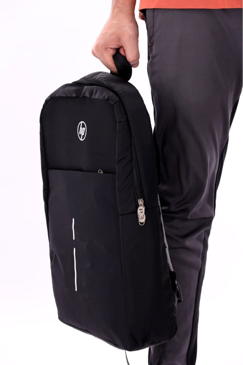 Hp Laptop Bag | Value Backpack | Stylish Sport Bag For Laptops (Black Color)