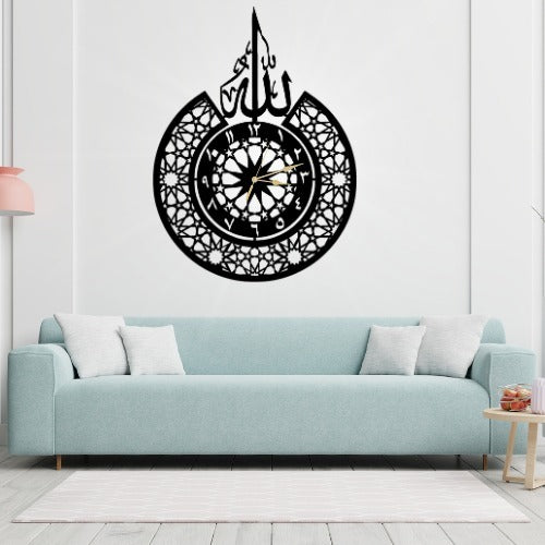 3D Islamic Elegant Decorative Clock For Home, Office Or Gift