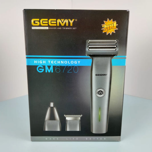 Geemy 3 in 1 Grooming Kit Is Rechargeable Powerful Trimmer For Men