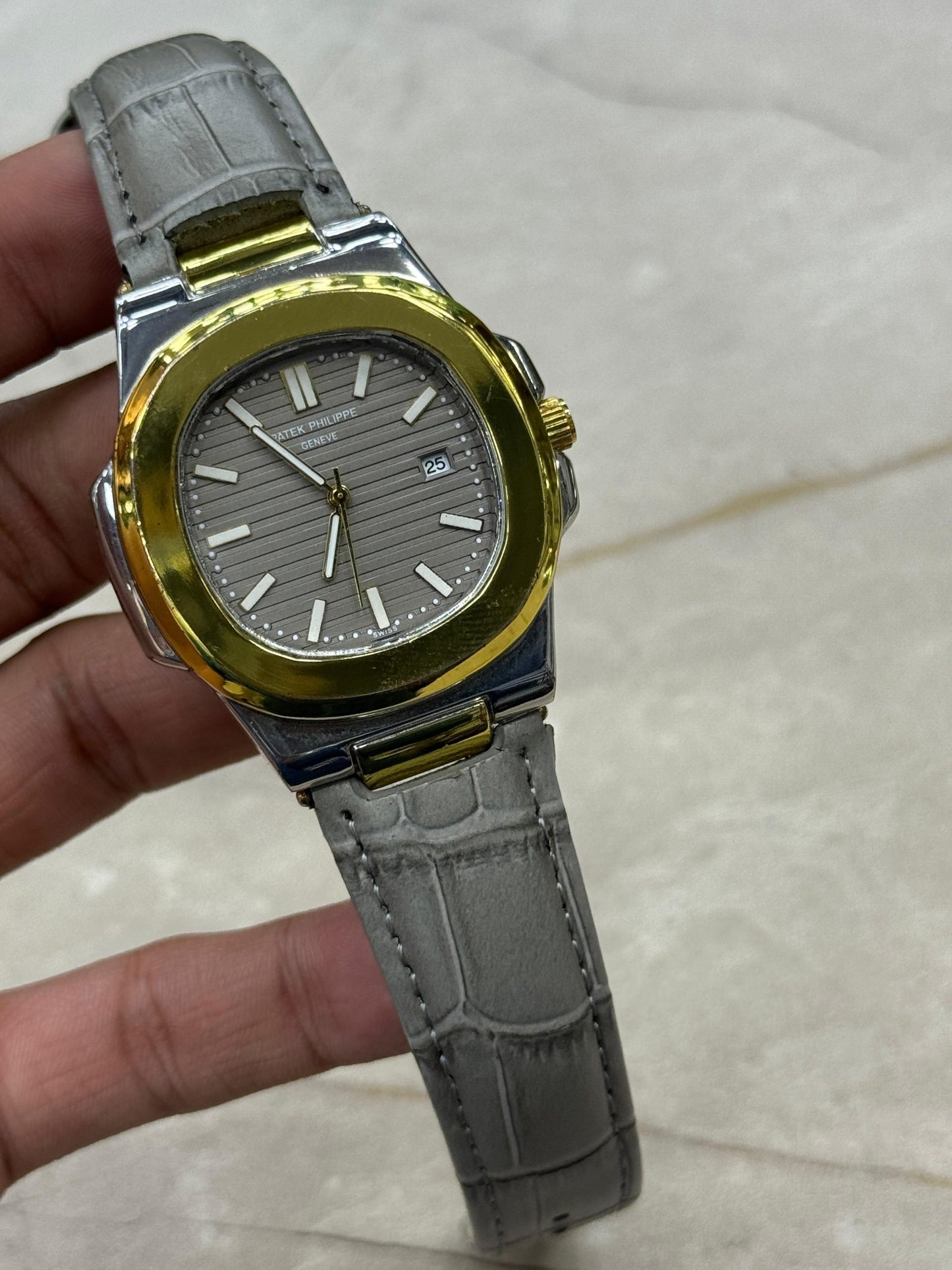 Patek Philippe Nautilus 8044 – Grey Gold Tone
