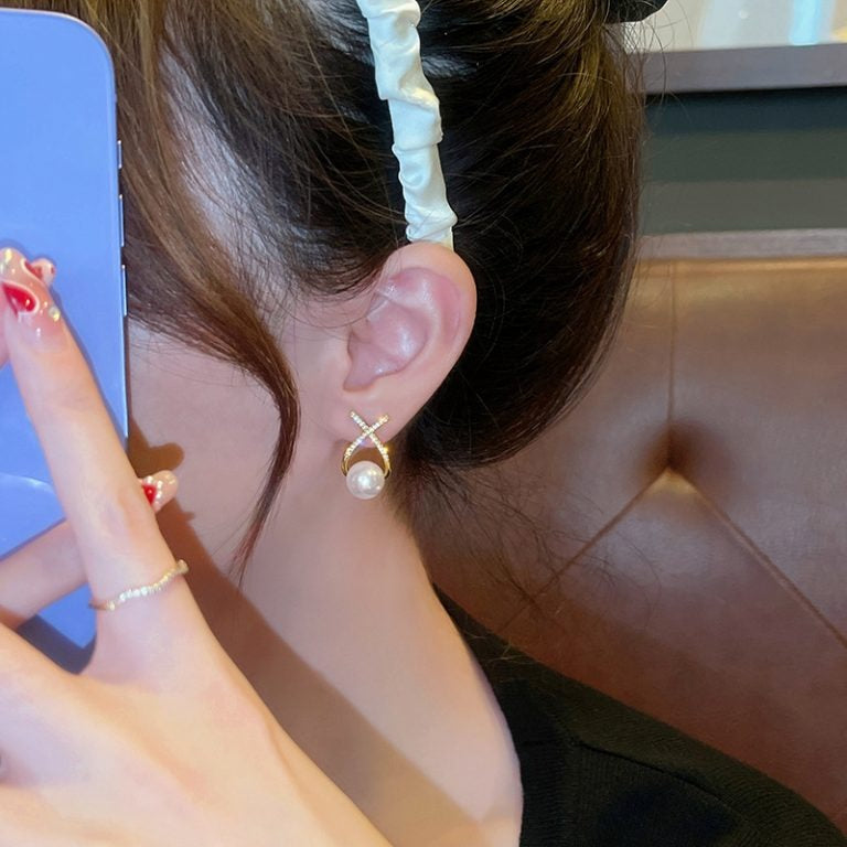 Zircon Earrings Women Personality Fashion Unique Design Earrings | Luxury Look Artificial Earrings