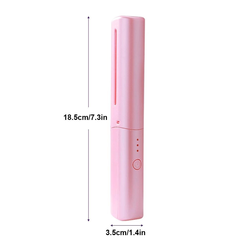 Cordless Comb Hair Straightener Brush Anti Scald 70 Mins Long Battery Life USB Rechargeable Hot Comb Hair Straightener For Home Travel