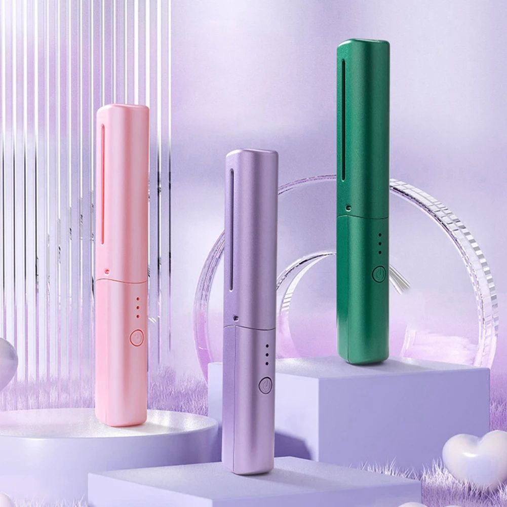Cordless Comb Hair Straightener Brush Anti Scald 70 Mins Long Battery Life USB Rechargeable Hot Comb Hair Straightener For Home Travel