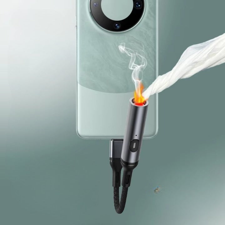 Windproof Mobile Phone Charging Lighter