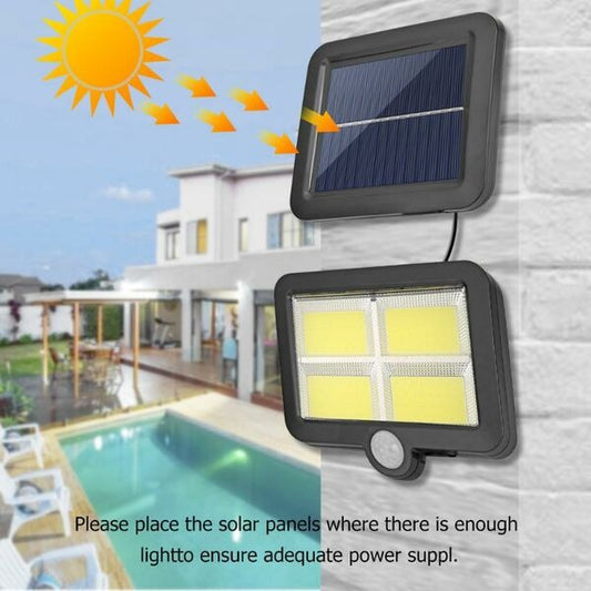 Solar Street Led Sensor Light Wall Lamp With Remote Control